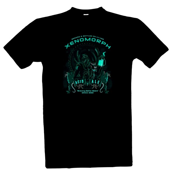 Tričko s potiskem alien xenomorph