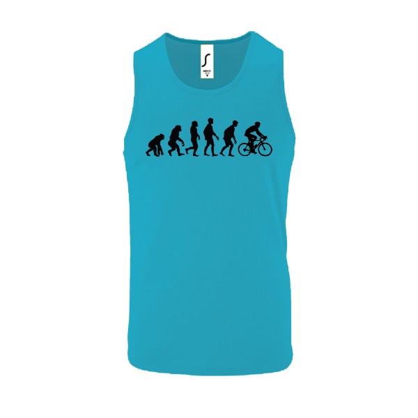 Pánské funkční tílko s potiskem Evoluce cyklista