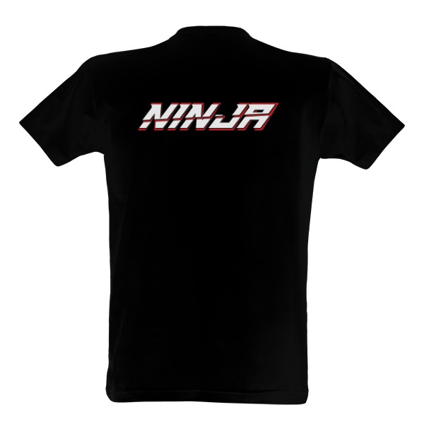 Tričko s potiskem Ninja záda