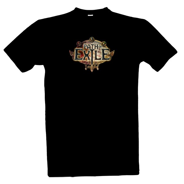 Tričko s potiskem Path of exile - natural